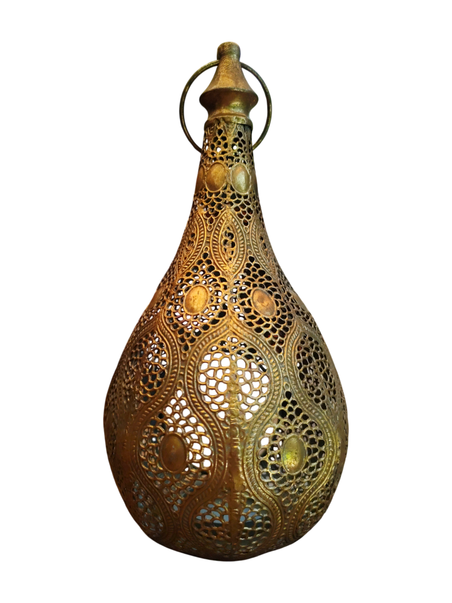 Candelabro Gota Dorada 40cm